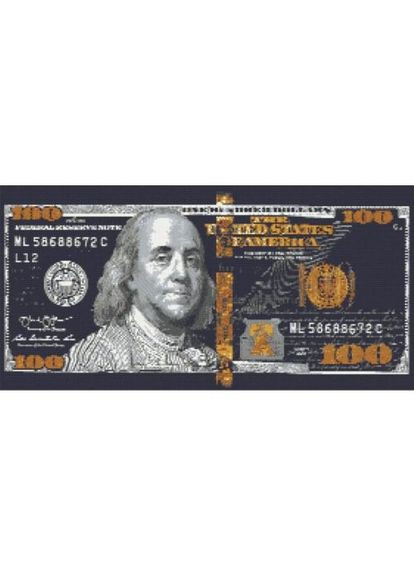 Алмазна мозаїка Франклін долар Origami для творчості та релаксації картина для інтер'єру ProDobro (367091163)