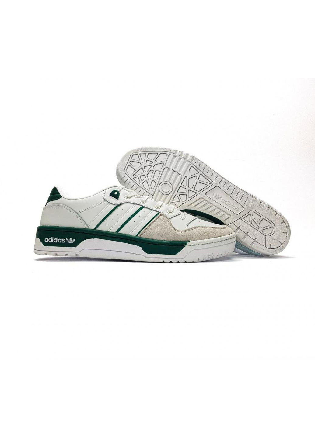 Сірі Осінні кросівки чоловічі adidas forum jeremy scott green адідас форум No Brand