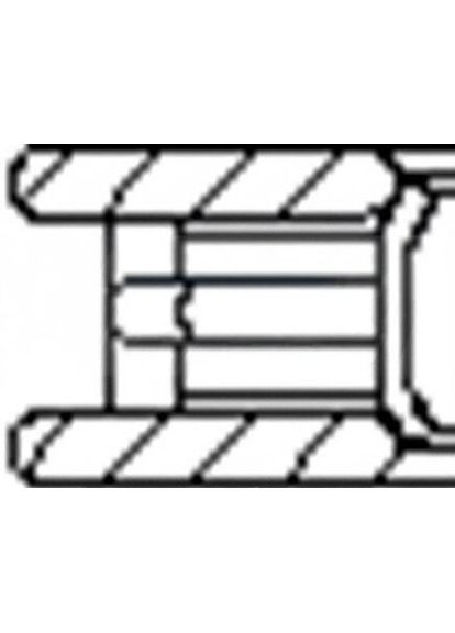 Кільця поршневі (1CYL) VAG 81.5 (1.5/1.75/2) ADR/AEB FR10-507450 Freccia (366194322)