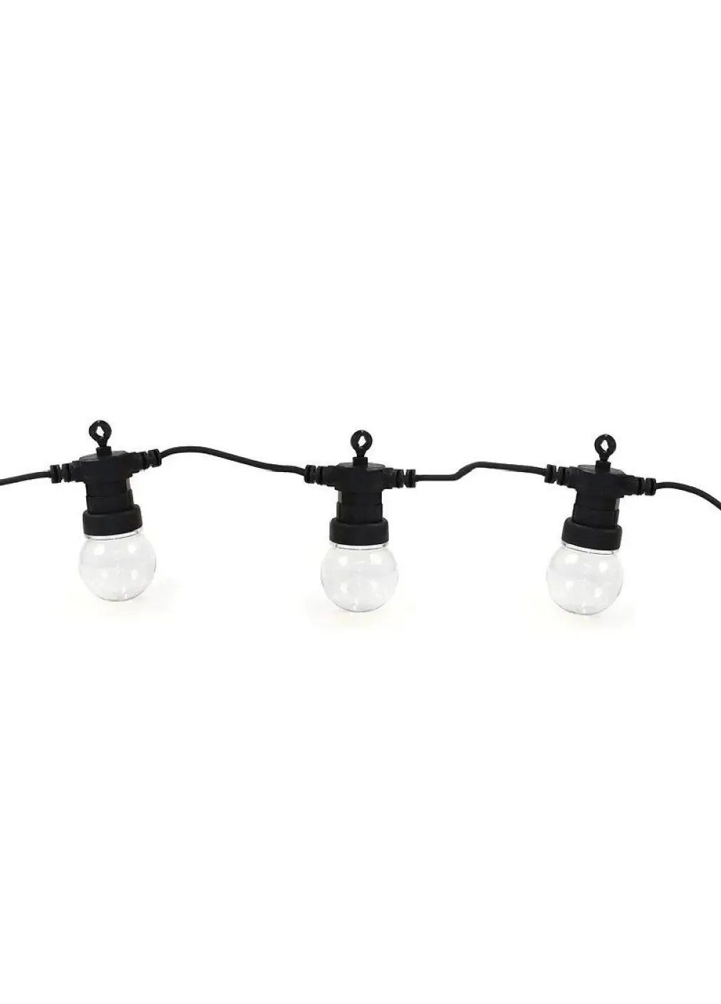 Світлодіодна гірлянда на вікно ялинку з роботою від мережі з'єднувачем лампочками 10 штук 10 м (478692-Prob) Тепла біла Unbranded (308796849)