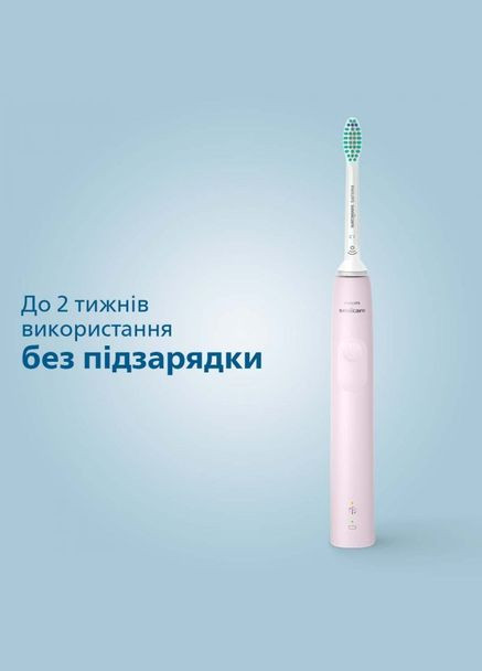 Зубна щітка Sonicare 3100 series HX3671/11 Rose Philips (339084377)