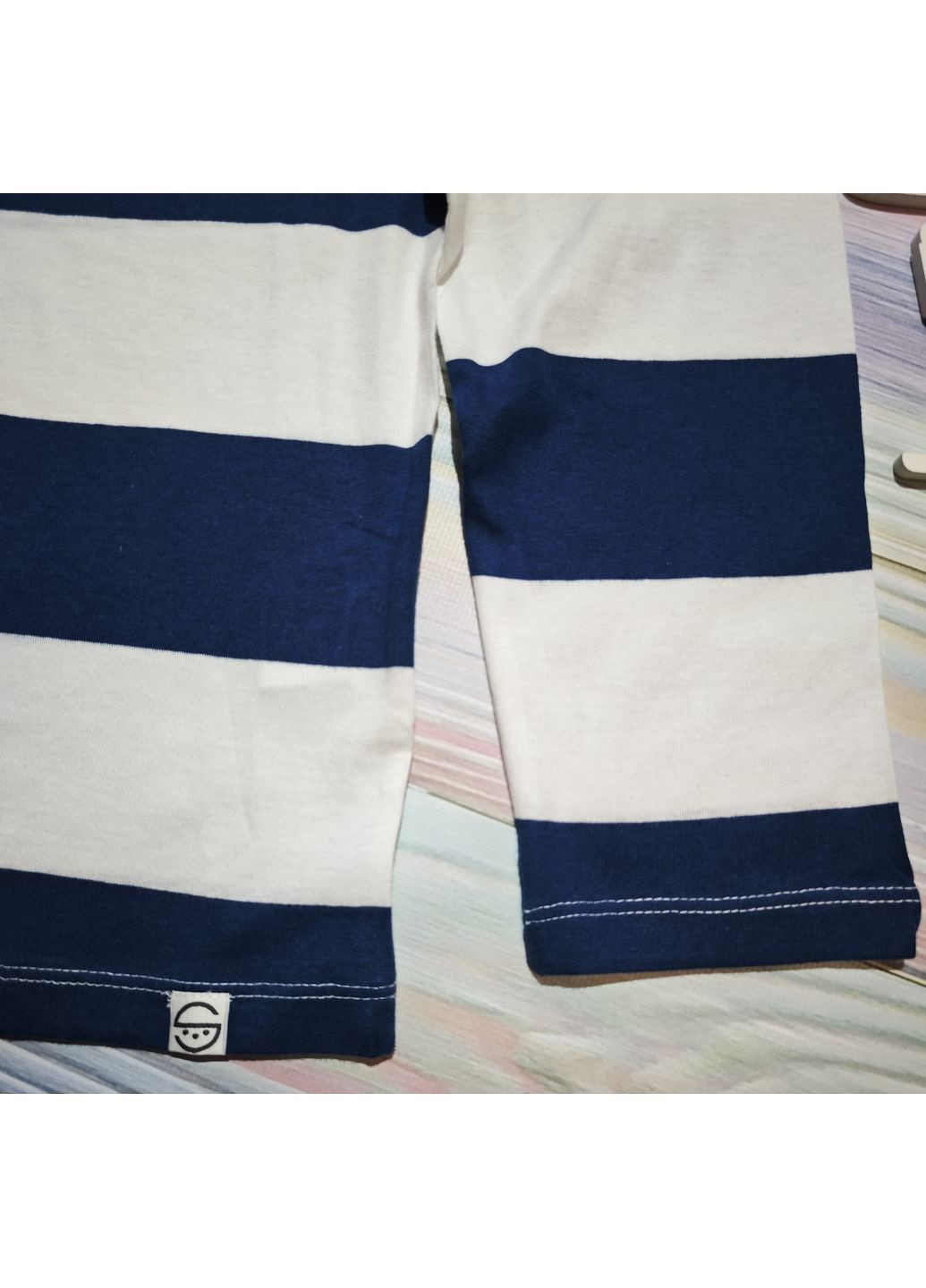 Синий демисезонный повседневный лонгслив Cool Club в полоску