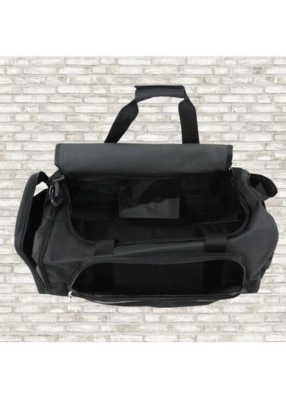 Спортивная дорожная сумка с карманом для обуви Черная (1180502326) Wallaby (360965767)