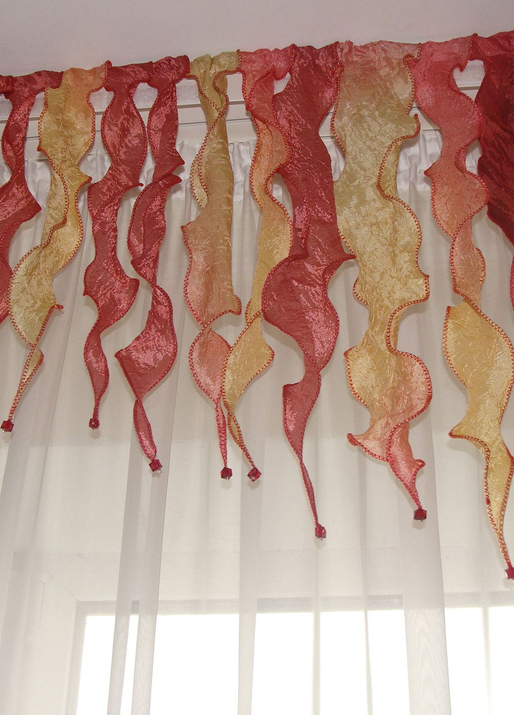 Ламбрекен Водоспад 1,5м різнобарвний (24в) Firanka Modern (335870515)