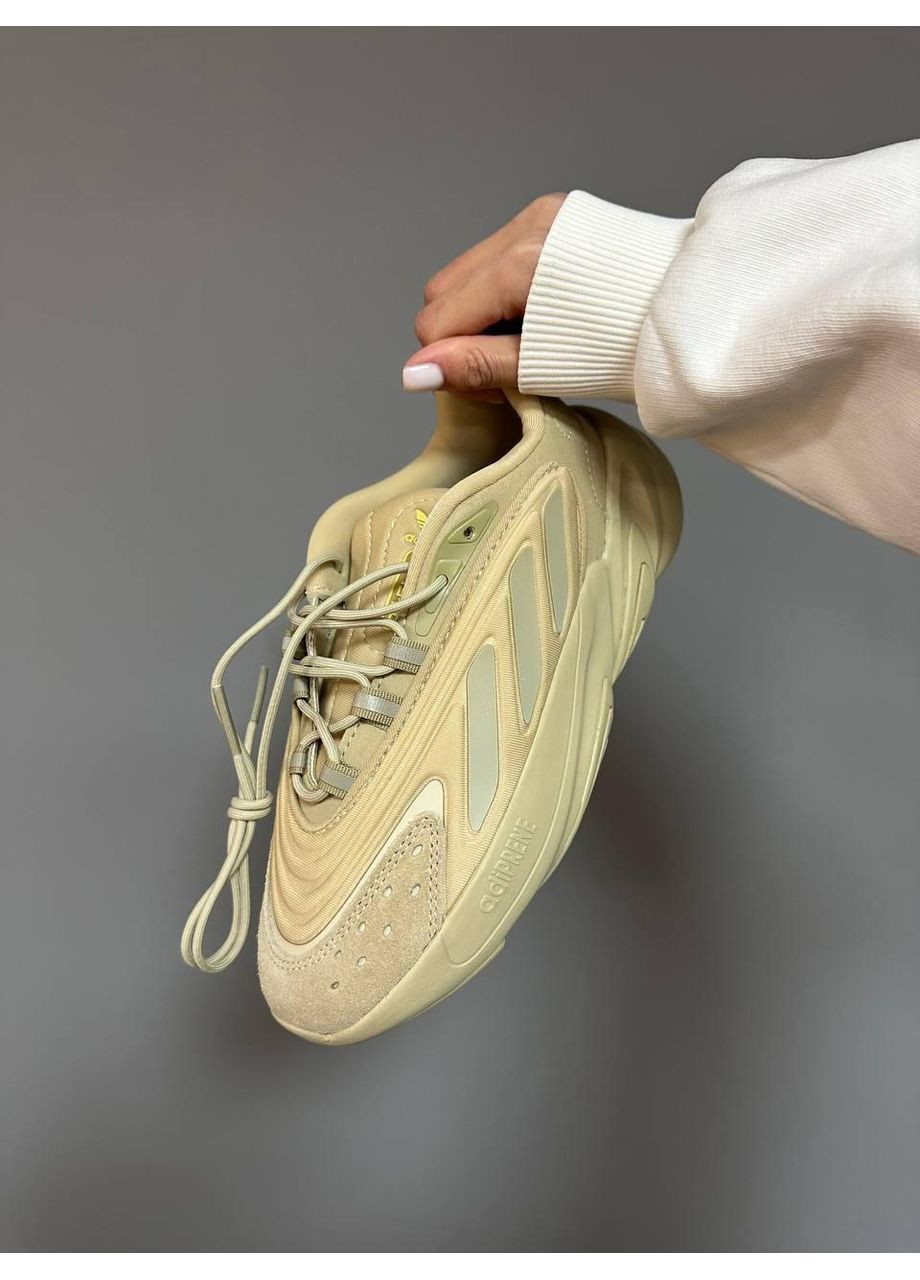 Бежеві Осінні кросівки чоловічі adidas ozelia golden beige адідас озелія No Brand