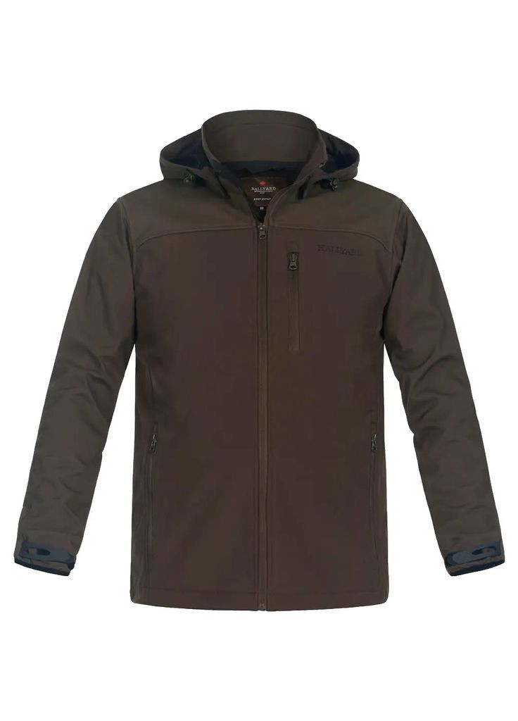 Коричневая демисезонная куртка scarba 48/ (m508566) Hallyard Scarba Коричневий 48/S