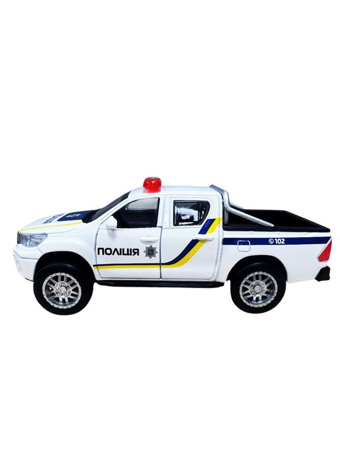 Дитяча автомодель Toyota Hilux Police KM250426 масштаб 1:32 TechnoDrive (367020302)