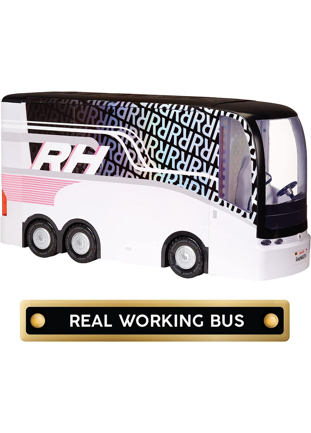 Ігровий набір для ляльок Rainbow Vision World Tour Bus & Stage 4-in-1 Light-Up Deluxe Toy Playset Rainbow High (321963673)