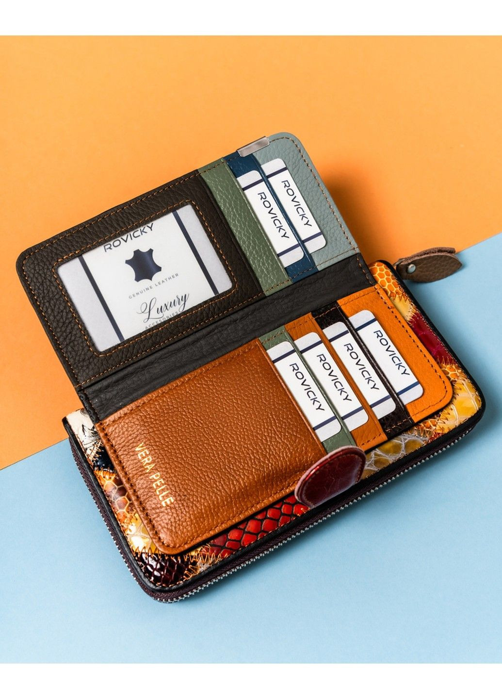 Гаманець жіночий шкіряний R-6077-PAT Rovicky (339041390)