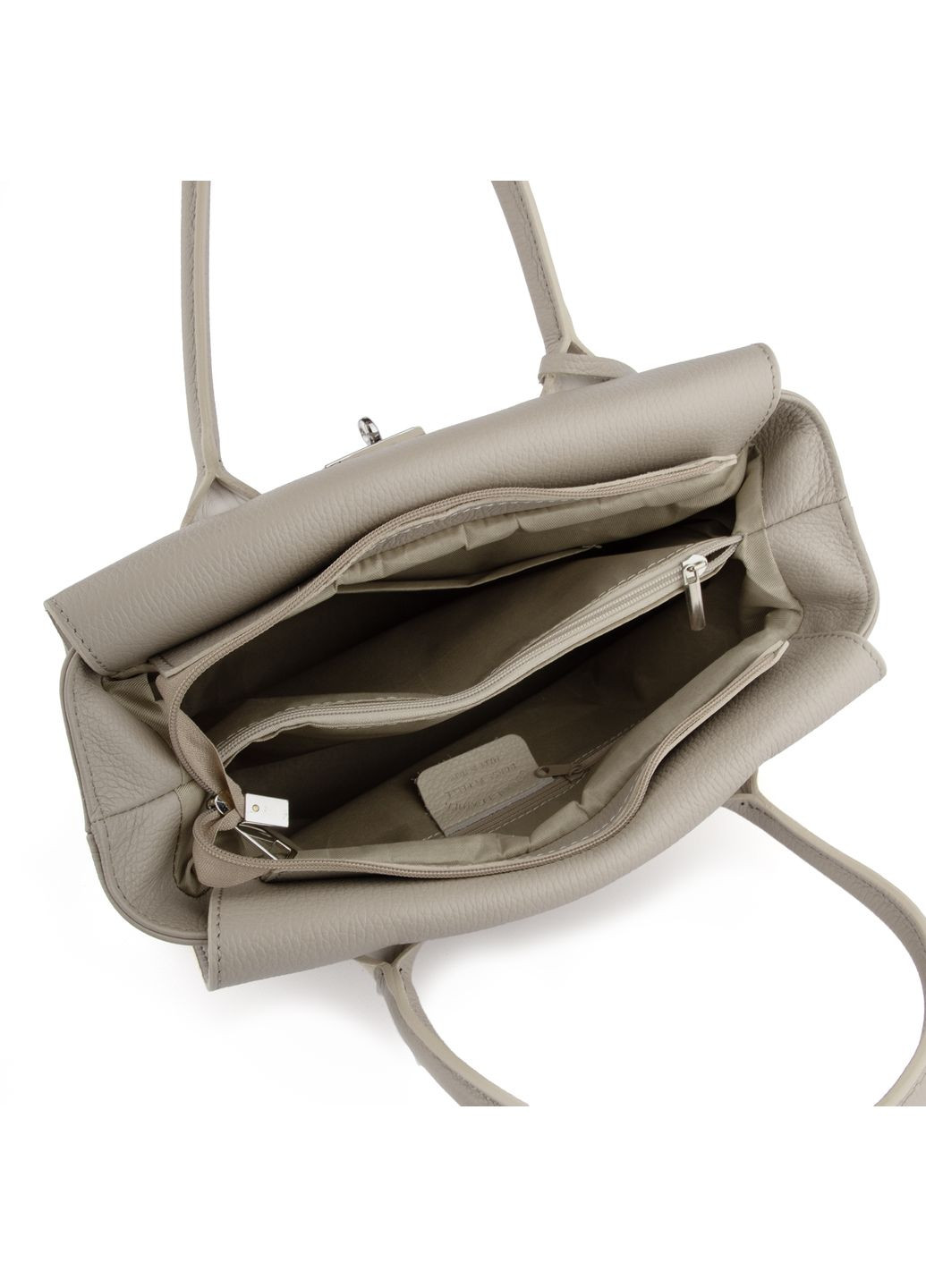 Сумка жіноча шкіряна 03542 велика капучіно Virginia Conti (324557753)