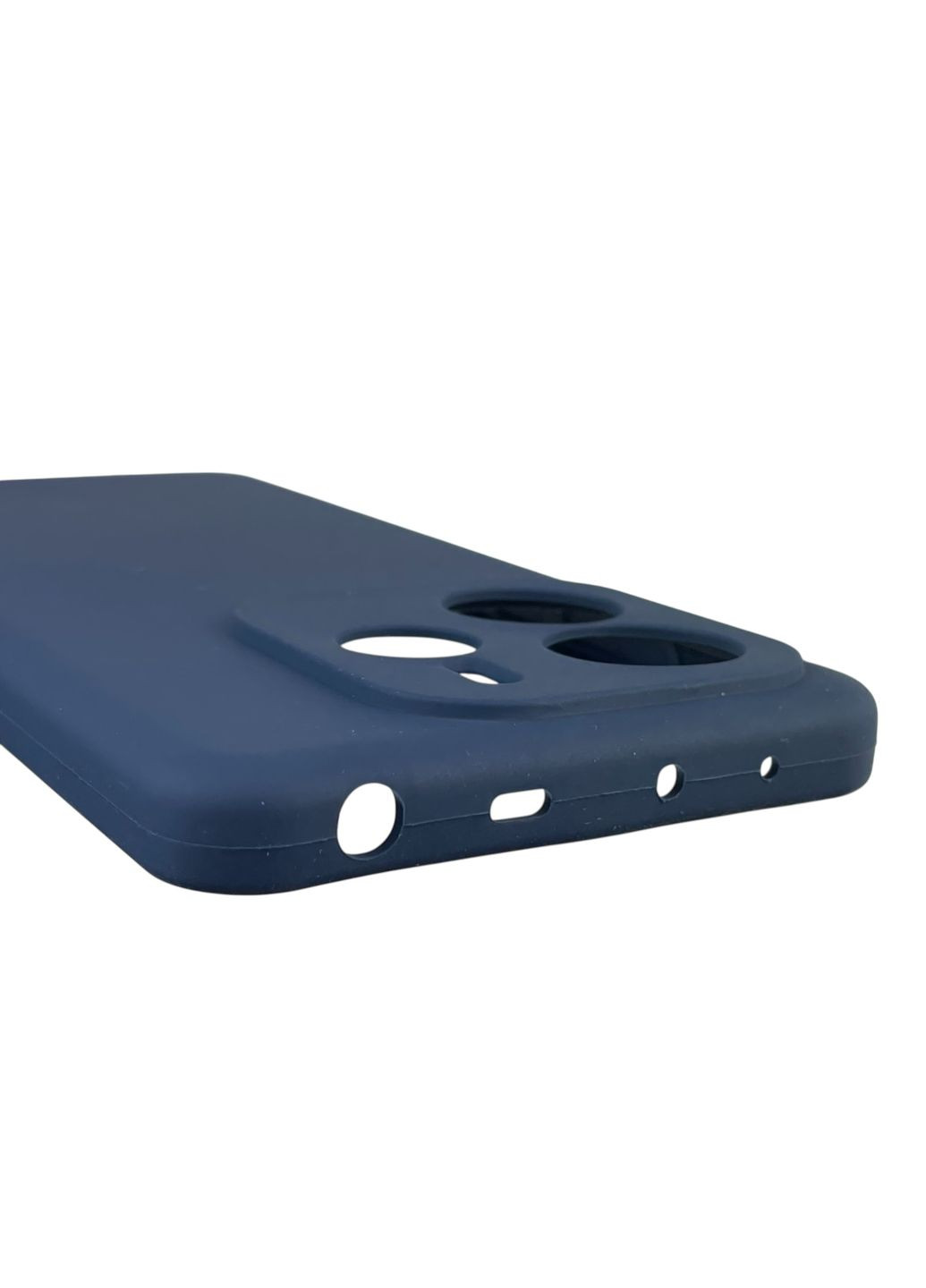 Чехол для Redmi Note 14 5G силиконовый с микрофиброй нескользящий на сяоми редми нот 14 5г темно-синий Xiaomi (366022633)