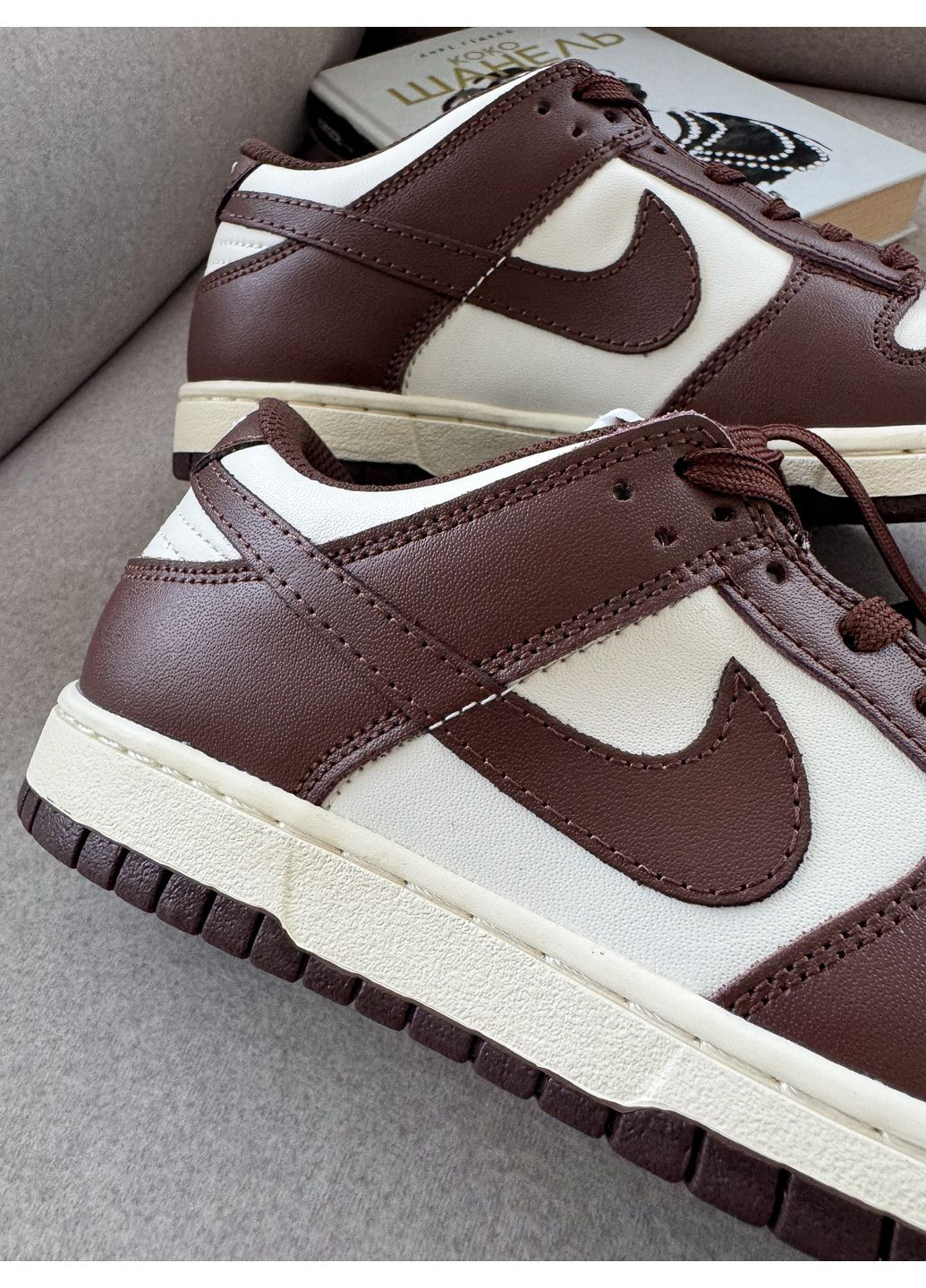 Кросівки жіночі і чоловічі Nike SB Dunk Wmns Brown Sail | Найк СБ Данк коричневі No Brand коричневі демісезони (350199345)