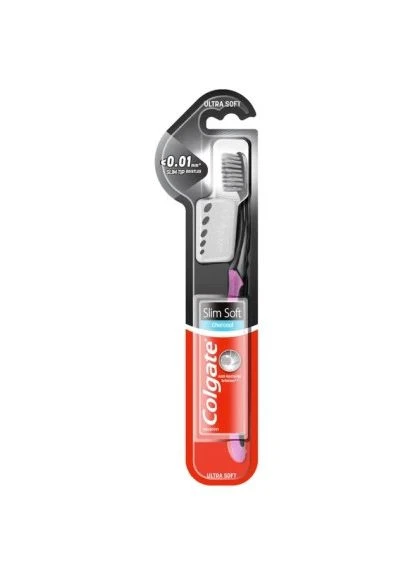Зубная щетка Шелковые нити с древесным углем Розовая (2170000000039) Colgate Шовкові нитки з деревним вугіллям Рожева (401741557)