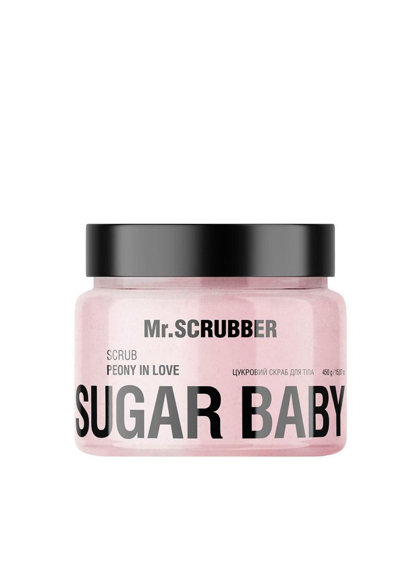 Скраб для тіла цукровий Sugar Baby Peony in Love парфумований, 450 г Mr. Scrubber (365867624)