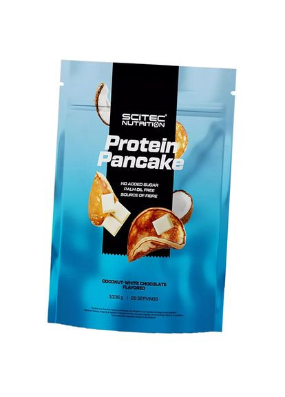 Протеиновые панкейки, Protein Pancake, 1036г Белый шоколад с кокосом (05087006) Scitec Nutrition (322723633)