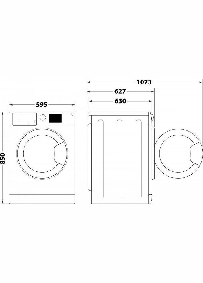 Стиральная машина полногабаритная FFB 11469 BCV UA WHIRLPOOL (332976319)