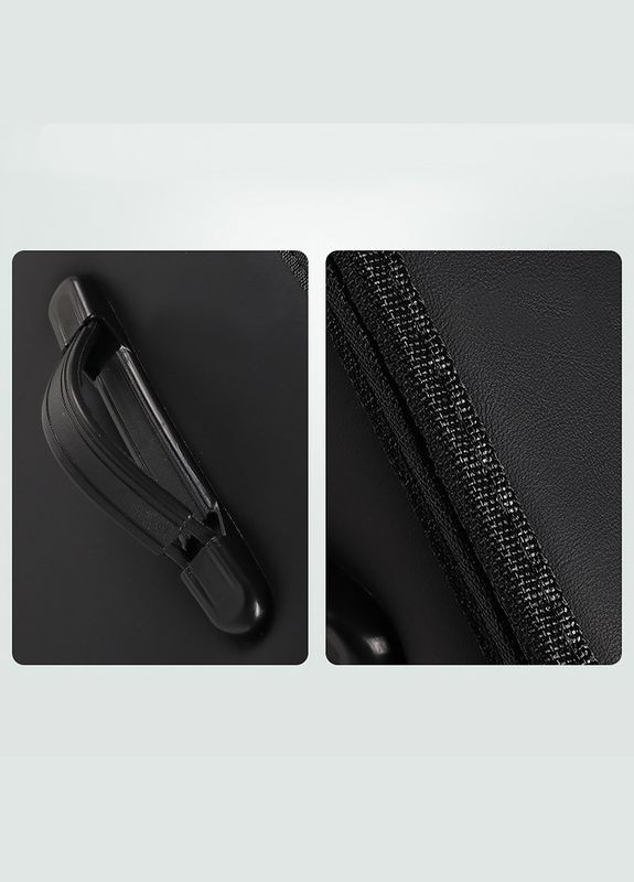 Автомобільний органайзер 5699 Gray 53*32*29 см два відділи для зберігання на липучках із ручкою 5 шт. Lesko (349730533)