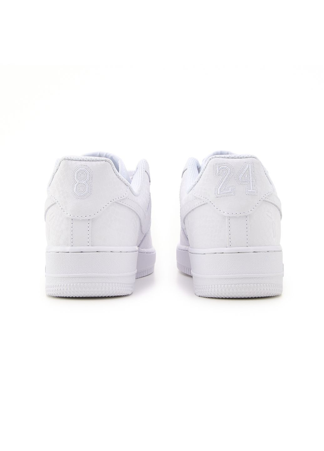 КРОСІВКИ ЖІНОЧІ NIKE KOBE BRYANT X AIR FORCE 1 LOW FOREVER WHITE 8 / 24 НАЙК No Brand білі демісезони (367176206)