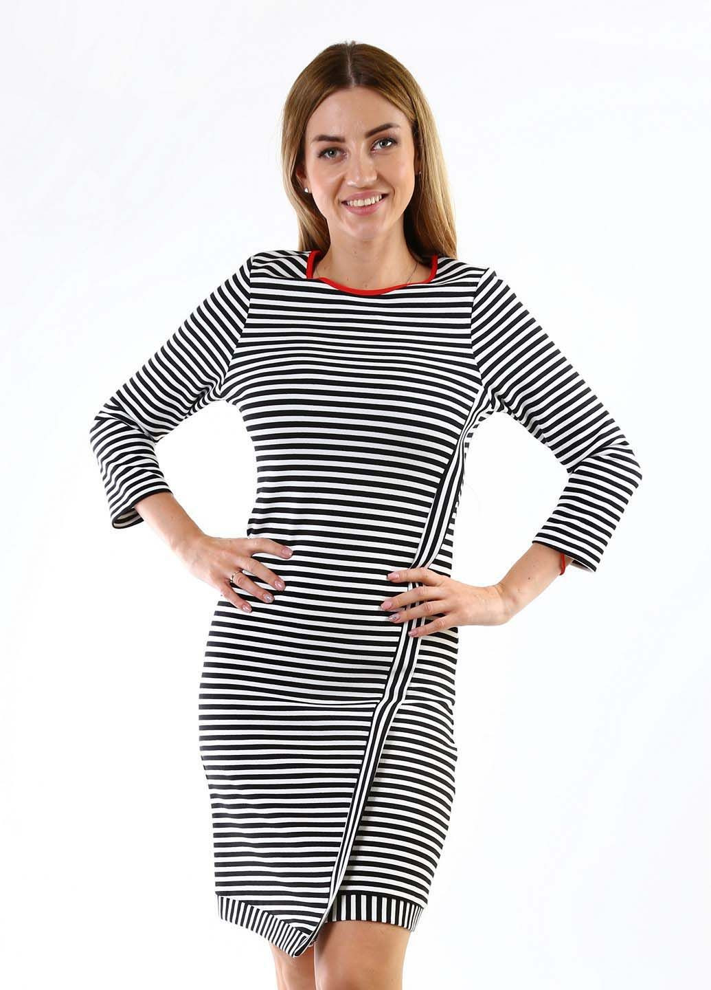 Черное кэжуал платье Missoni в полоску