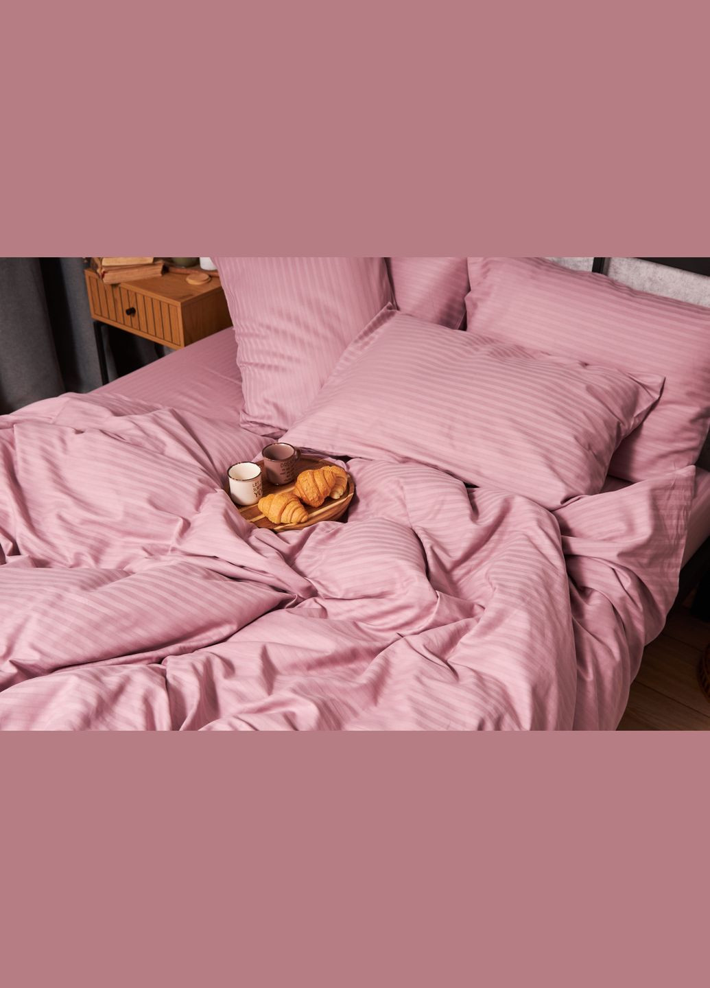 Підковдра Satin Stripe King Size 220 x 240 см (MS-870000449) Moon&Star Stripe Candy (303576583)