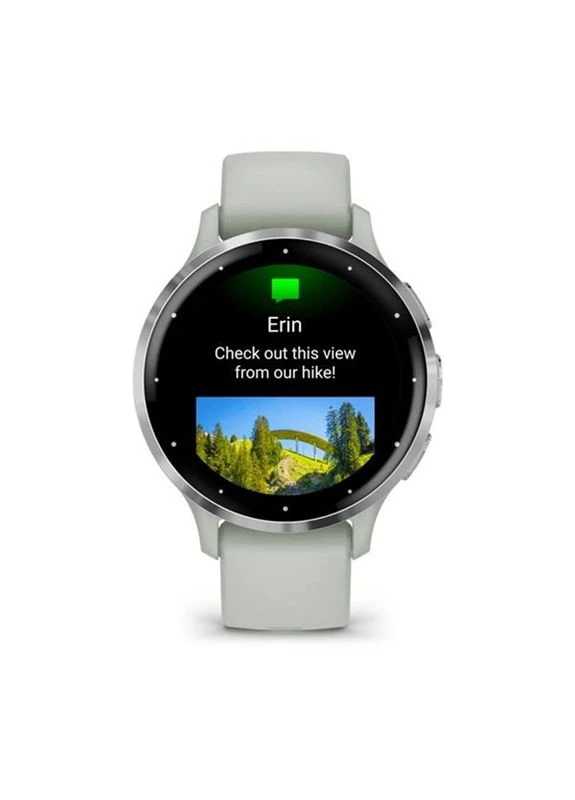 Смарт-годинник Venu 3s Silver Stainless Steel Bezel with Sage Gray Case and Silicone Band (010-02785-51) Garmin (336955733)
