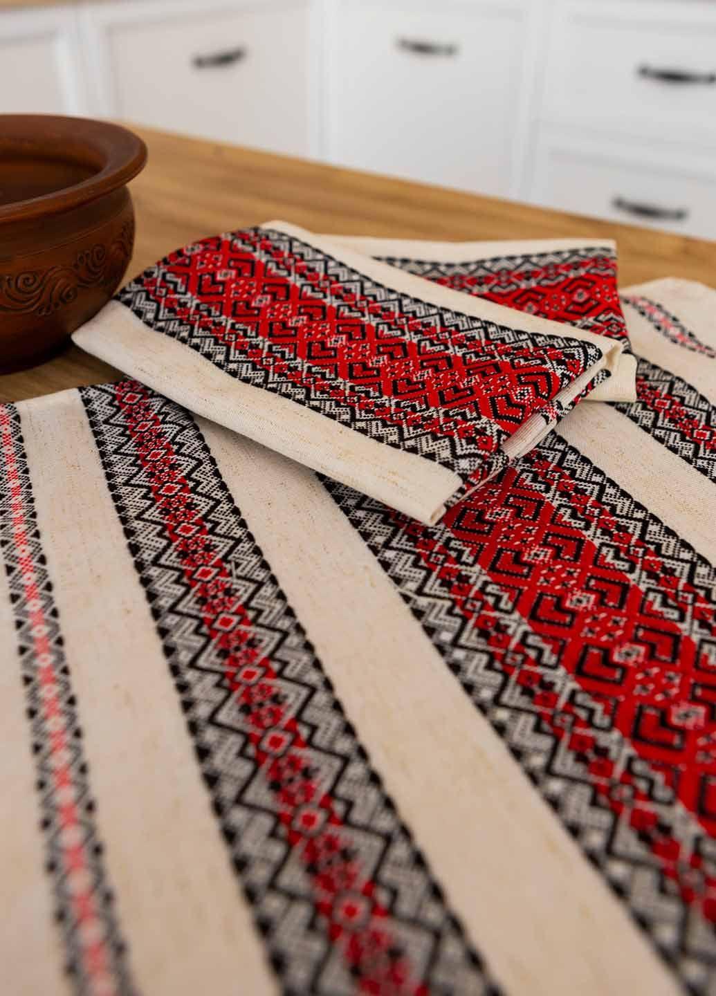 Серветка вишита з українським орнаментом 37х37см (кет1137) Homedec - (322289132)