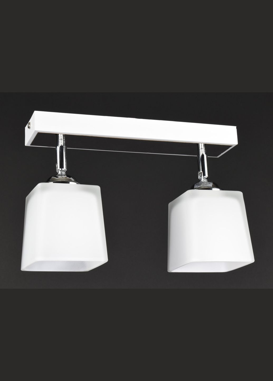 Люстра стельова на 2 лампочки 25221 Білий 19х9х30 см. Sunnysky (364753190)