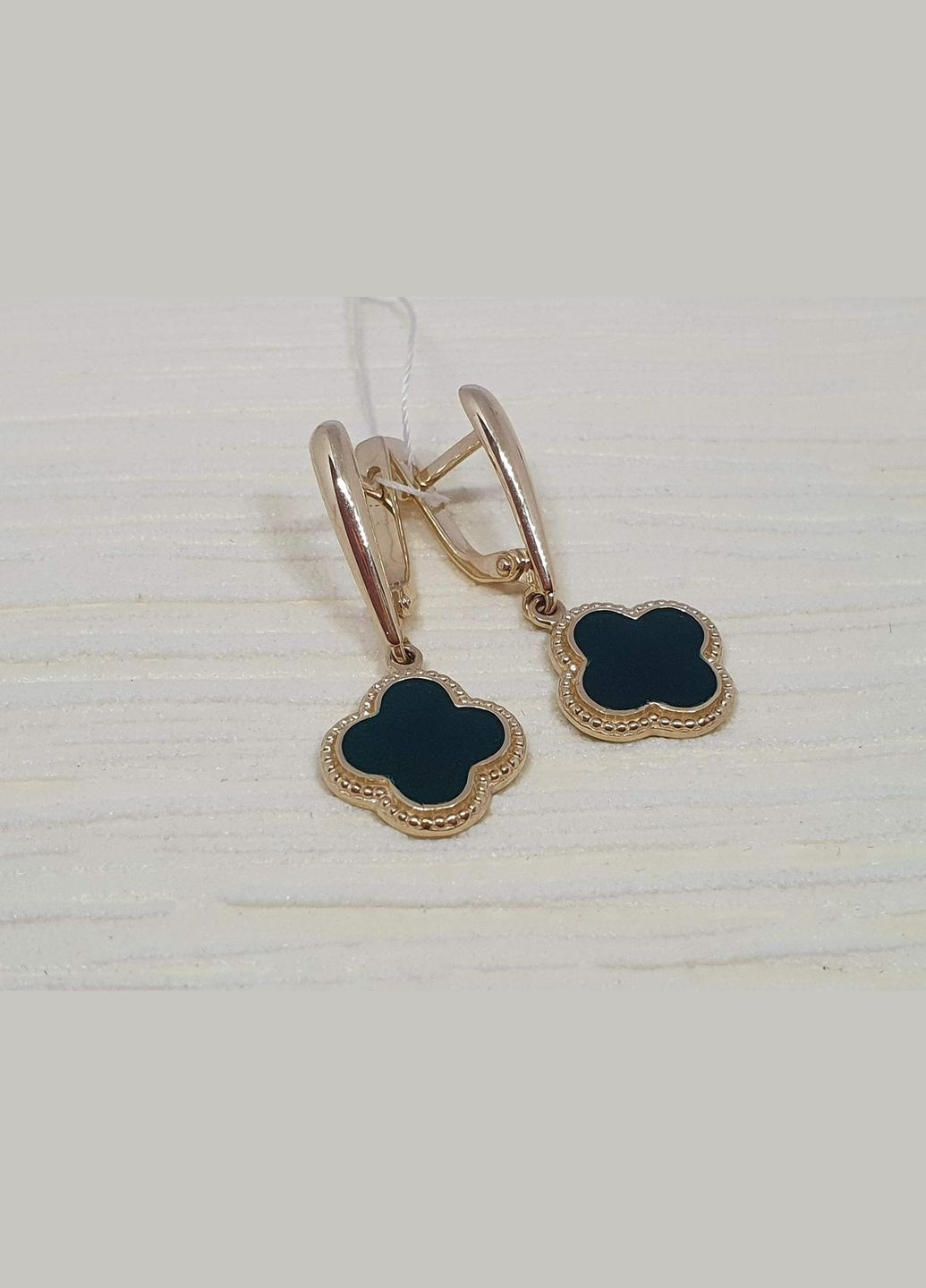 Золоті сережки з емаллю. СБ1206(2)ЛИ Імперія золота (291018465)