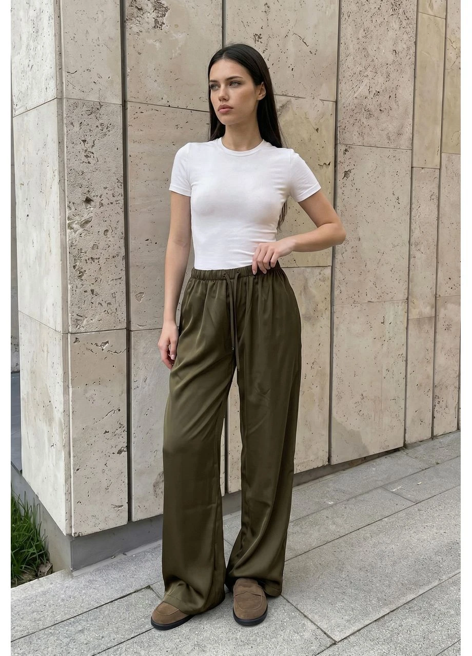 Штани жіночі Стаф темнохакі класичні glo dark khaki Seli Staff (395644750)