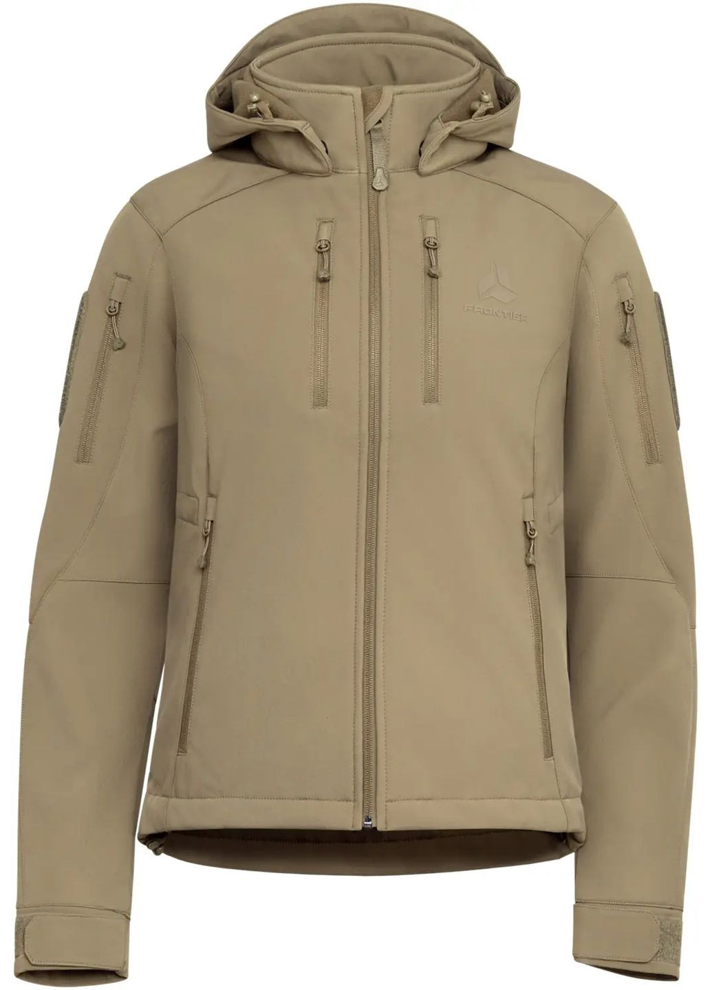 Оливковая демисезонная куртка frontier ermine w softshell olive No Brand