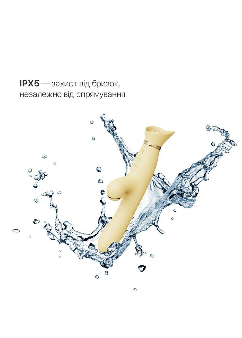 Пульсатор-вибратор с вакуумной стимуляцией клитора ROSE Thruster Lemon Yellow Zalo (371388710)