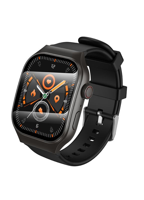 Смарт-годинник Y33 51mm. 200 mAh. Smart sports watch (call version) (6942007660815) Hoco Y33 Smart (372678023)