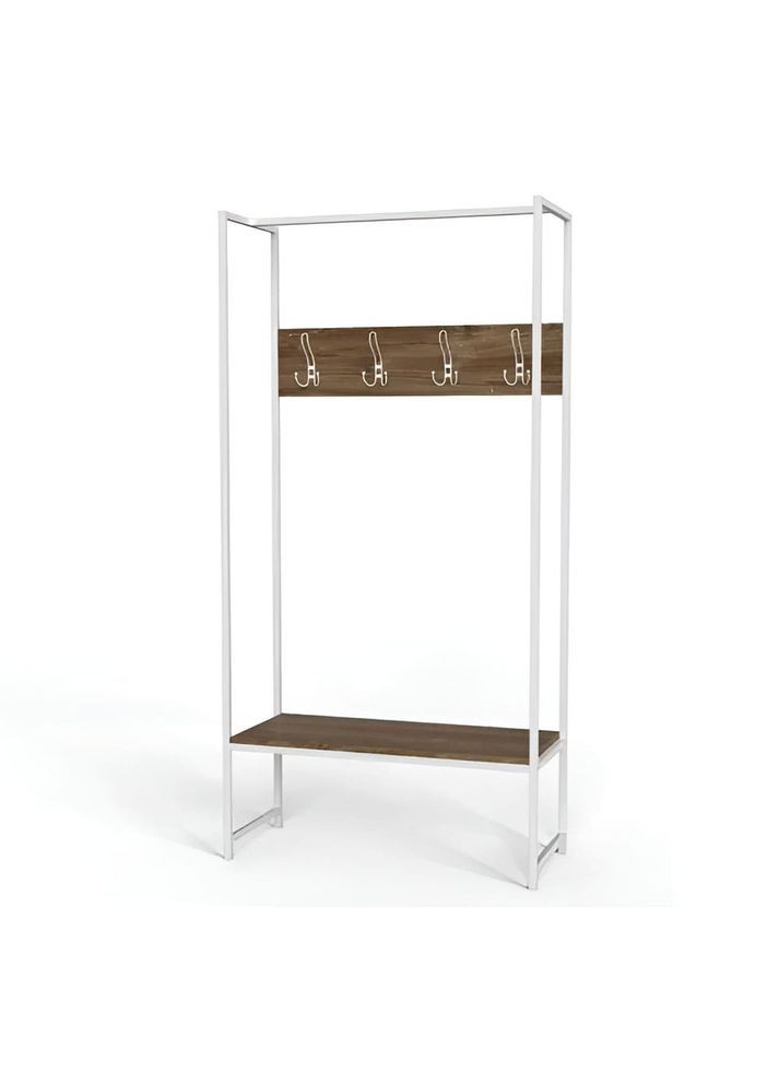 Вешалка напольная модульная Трелис 12 180x90x38 белый ДСП Дуб Таверна 16 мм 16мм FRD-104315 Ferrum-decor (353498393)