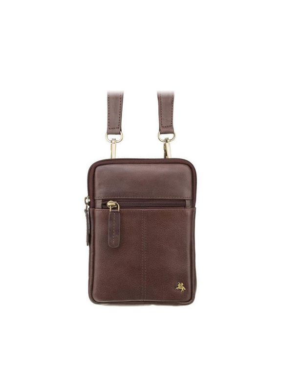 Мужская кожаная сумка Remi Brown (S10 BRN) Visconti (322523187)