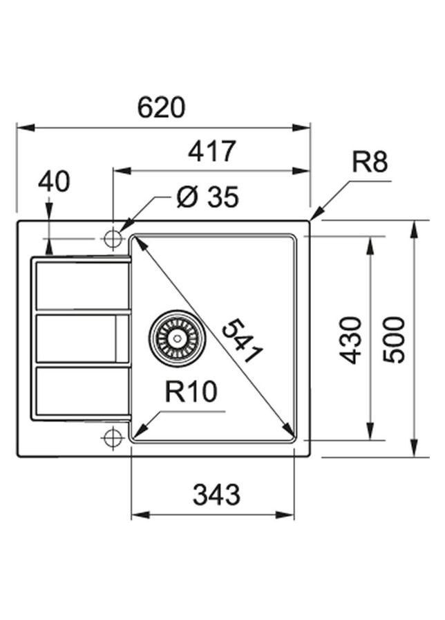Кухонная мойка Sirius S2D 61162 143.0627.288 FRANKE (314982503)