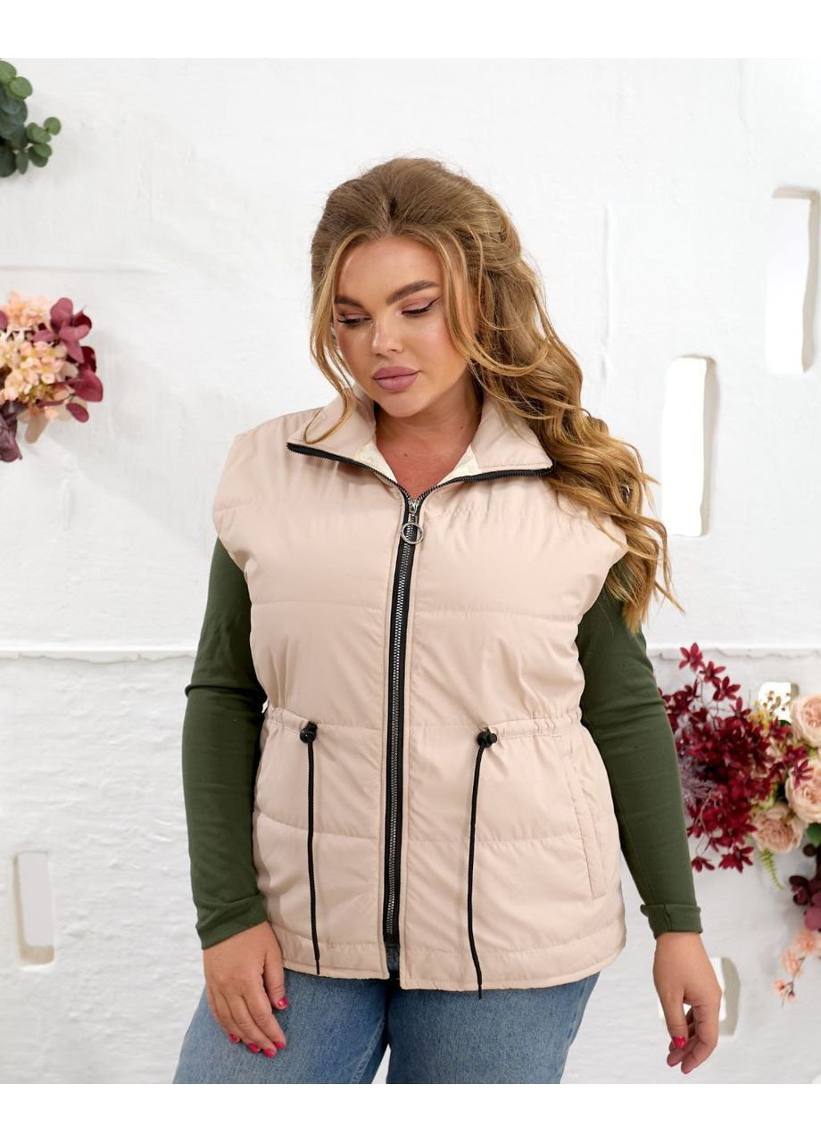 Жилет на змейке из плащевки синтепон 100 No Brand (365432023)