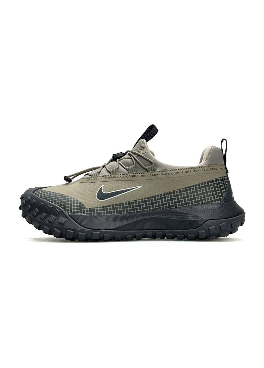 Оливковые демисезонные кроссовки мужские nike No Brand ACG Mountain Fly Low GTX Olive Grey