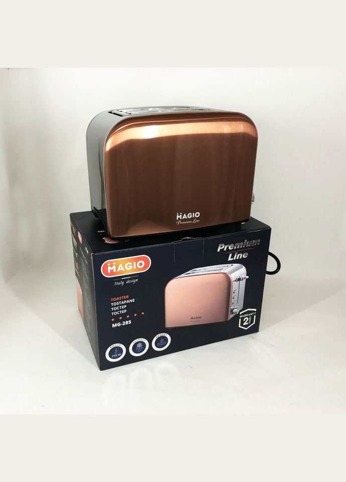 Тостер MG-285, універсальний тостер, тостер кухонний, тостери для дому, тостер для кухні побутовий Magio (364664730)
