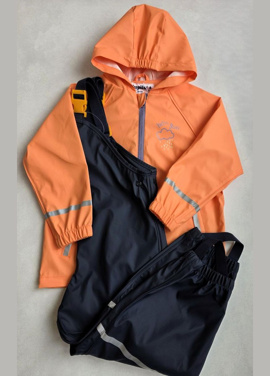 Дощовик дитячий костюм без утеплення брудопруф Lupilu Куртка та Напівкомбінезон (341526676)