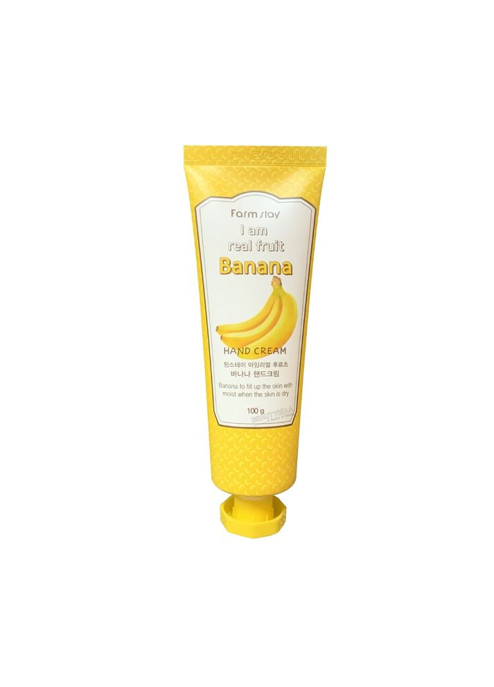 Крем для рук BANANA HAND CREAM зволожуючий та поживний з екстрактом банана, 100 мл FarmStay (280952123)