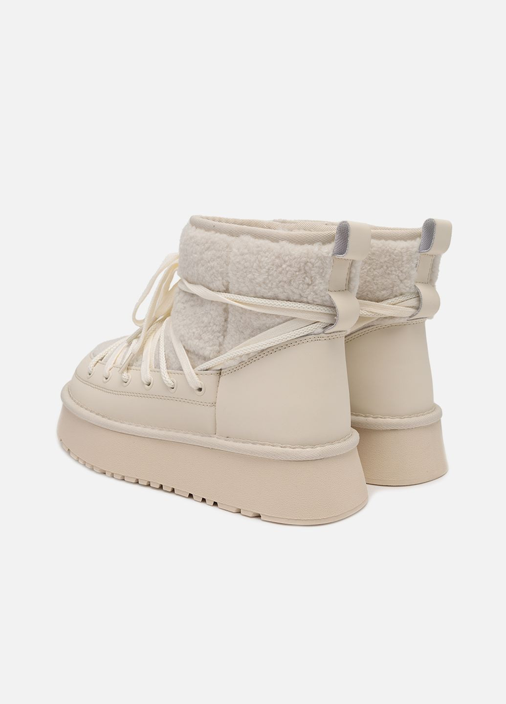 Женские угги цвет молочный CB-00248333 Yuki (316505618)