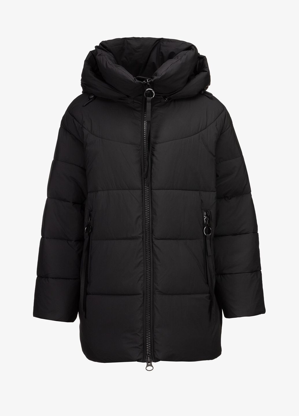 Черный демисезонный Пуховик Towmy