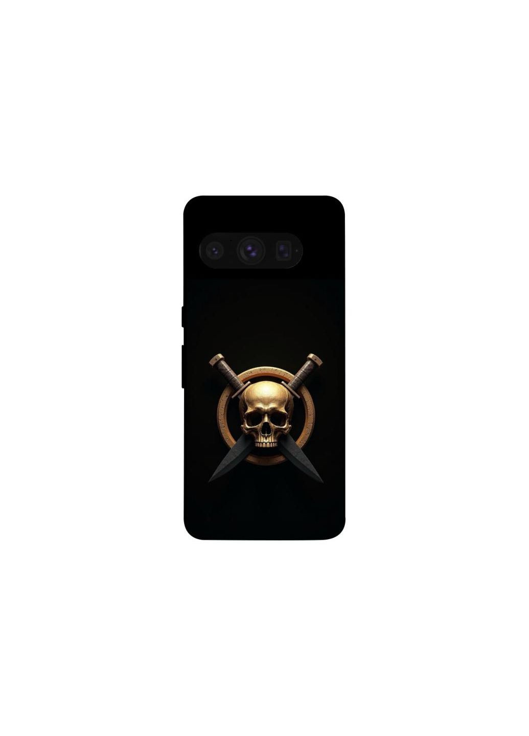 Чехол на Google Pixel 8 Pro Golden Skull Frontalka (354194155)