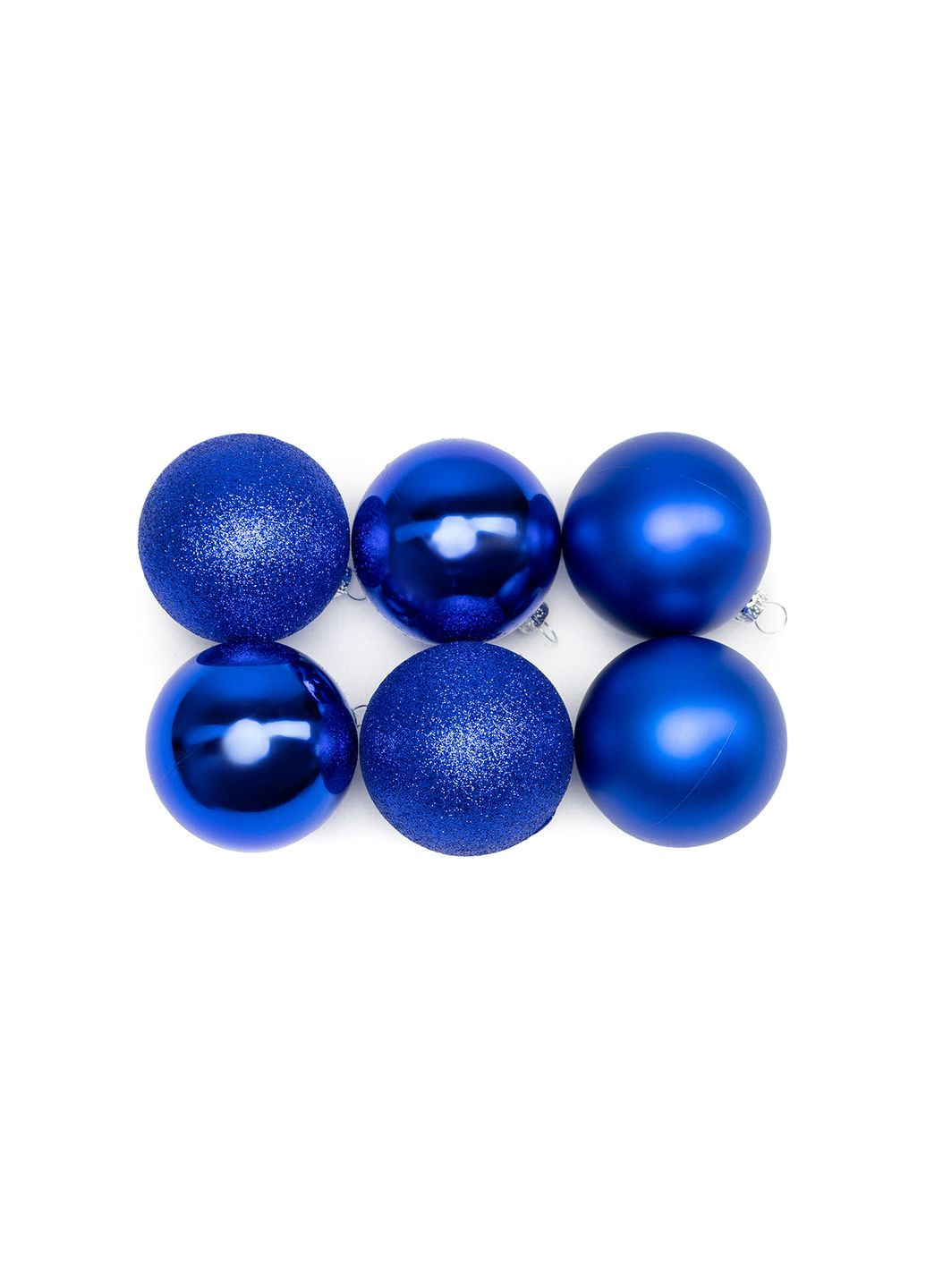 Набор шариков для елки цвет синий ЦБ-00238248 No Brand (282924397)