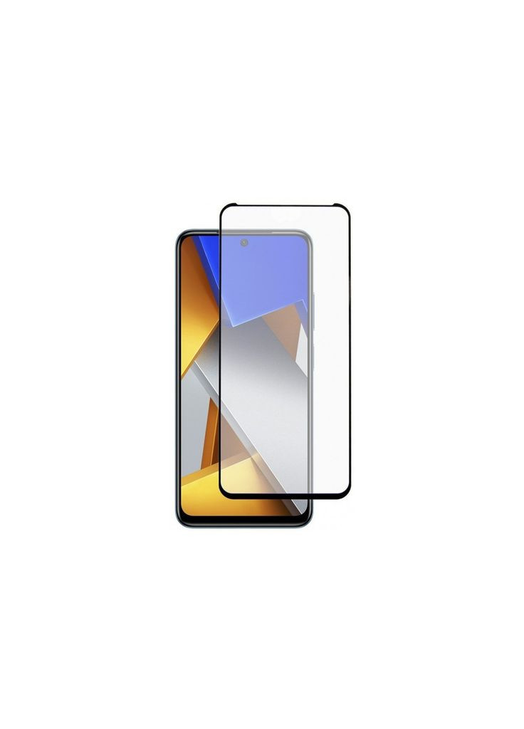 Скло захисне (m434040) DENGOS Full Glue Poco M4 Pro 4G black frame (369632136)