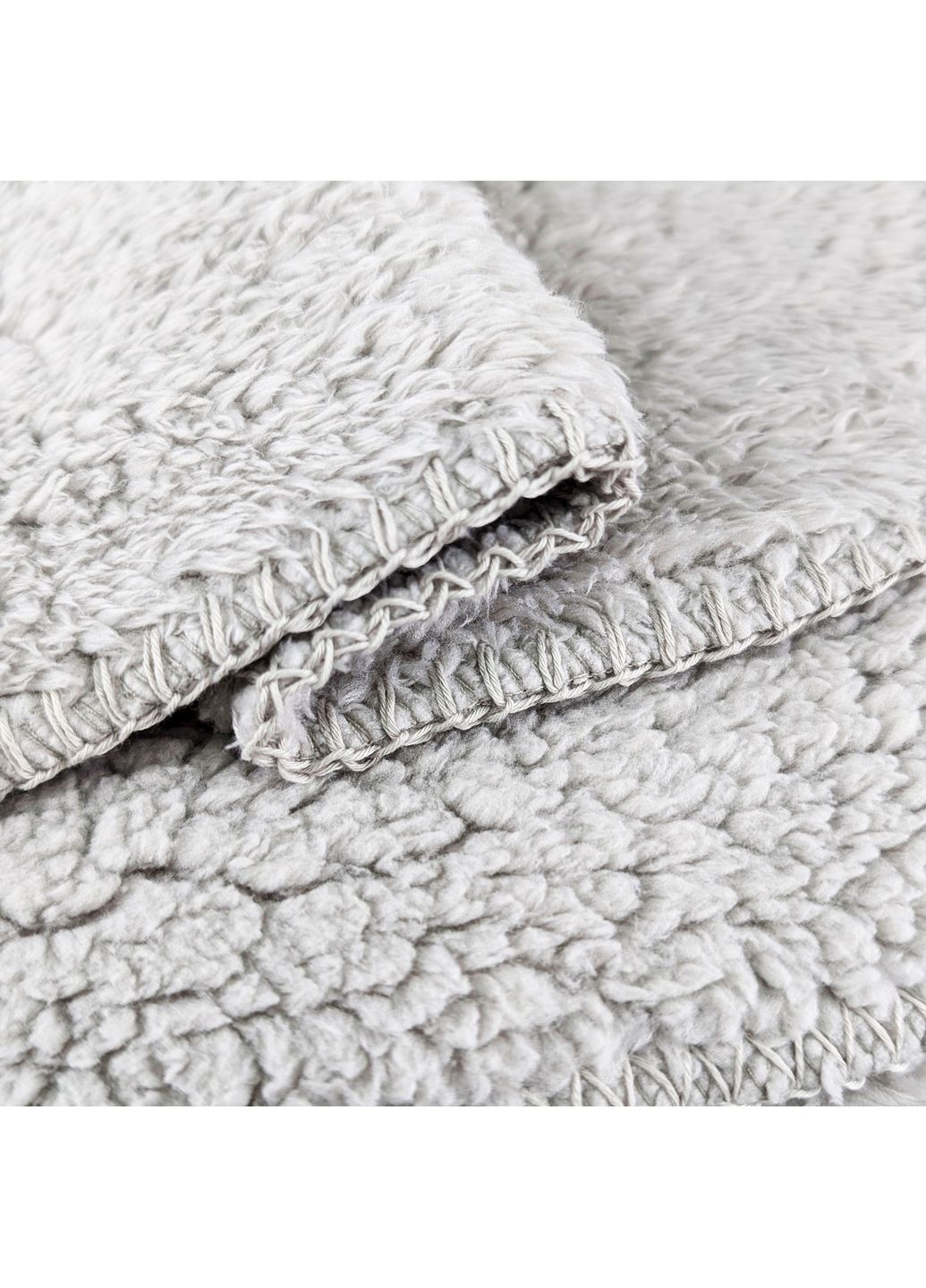 Плед-одеяло из шерпы и флиса светло 200x220 см. Love You (369621683)