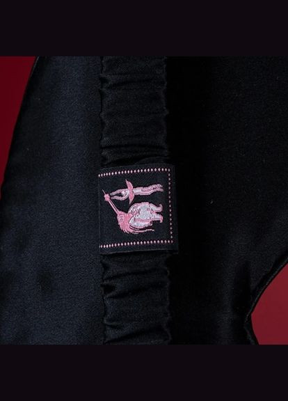 Маска на глаза с надписью Bitch! от, шелковая, Black UPKO (297133307)