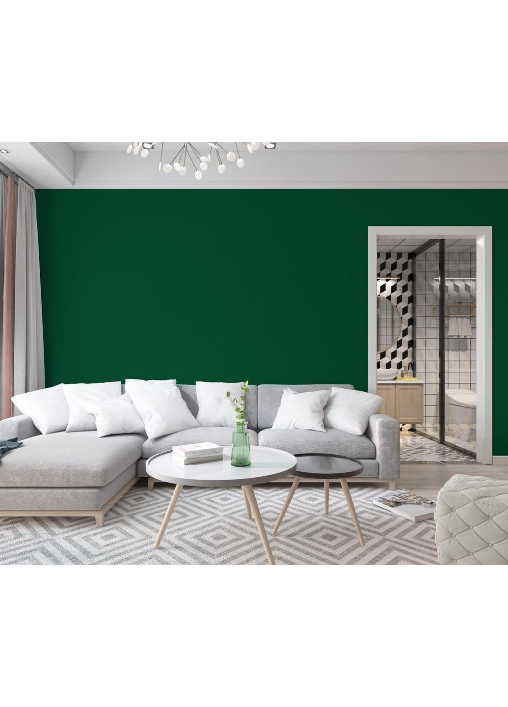 Інтер'єрна латексна фарба 5540-G20Y 3 л SkyLine (283326494)