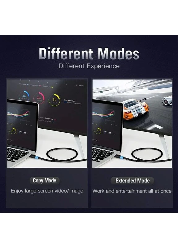 Кабель мультимедийный (AACBL) Vention HDMI M to HDMI M 10.0m 4K30Hz black (389128440)