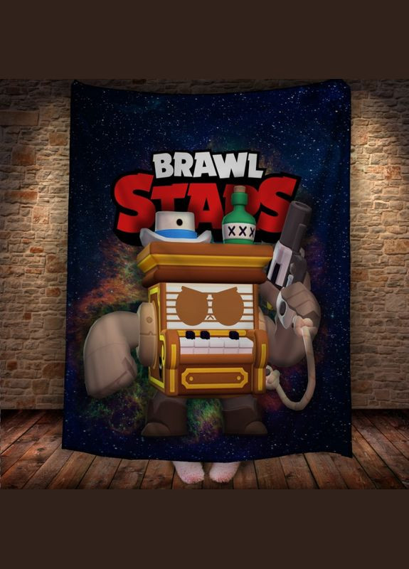Плед з 3D принтом на тему Brawl Stars Герої Бравл Старс Перша Креативна мануфактура PERFECTUS Плед (301870327)